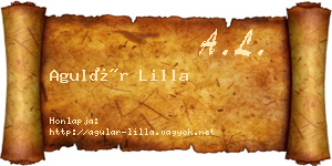 Agulár Lilla névjegykártya